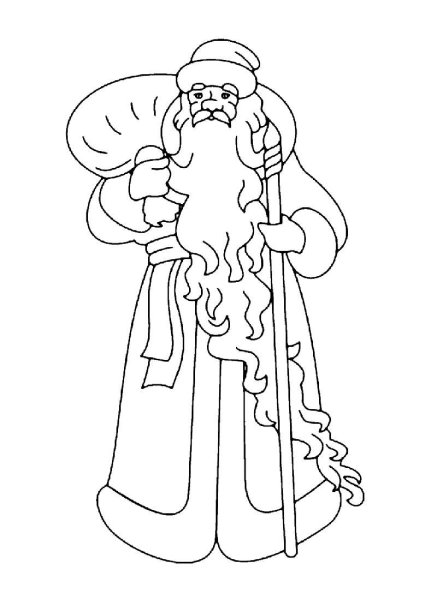 Портрет Деда Мороза