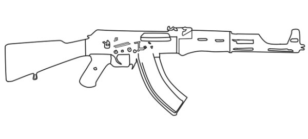 АК 47 КС го раскраска