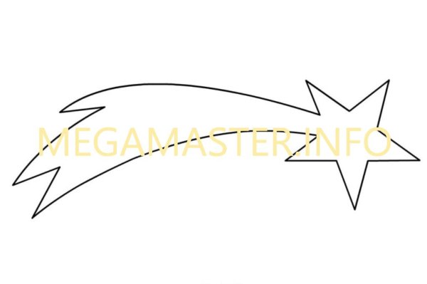Трафареты на окна звездочки