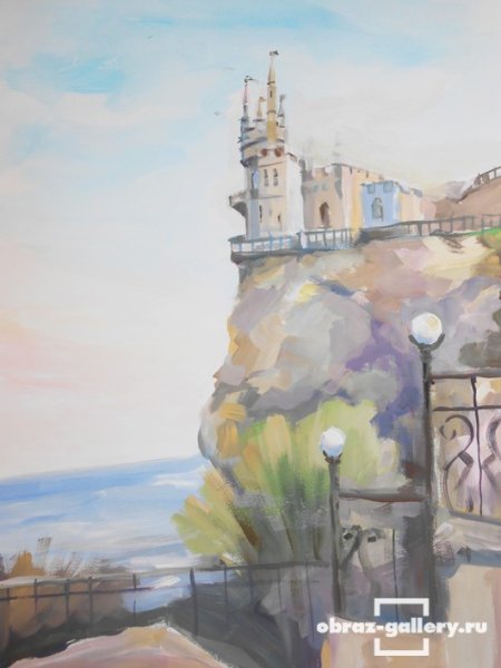 Ласточкино гнездо скетчинг