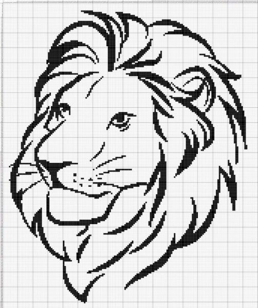 Очертания морды Льва