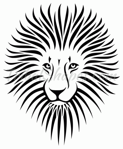 Стилизованная голова Льва