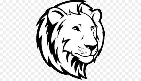 Голова Льва контур