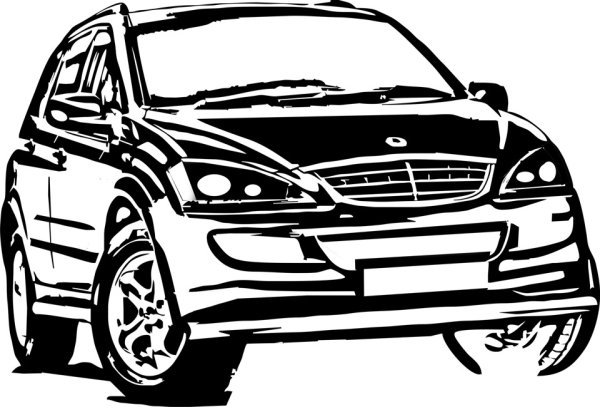 Раскраска ССАНГЙОНГ Актион