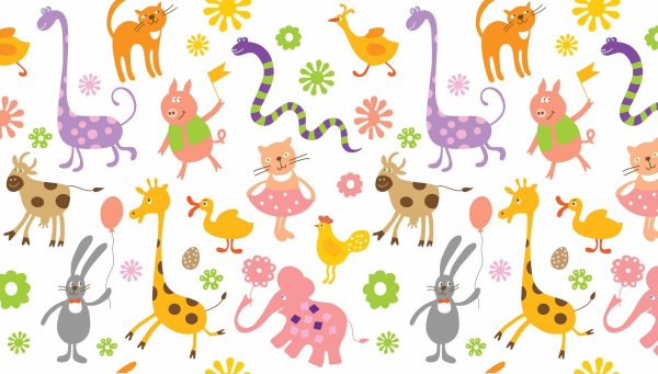 Детские векторные фоны