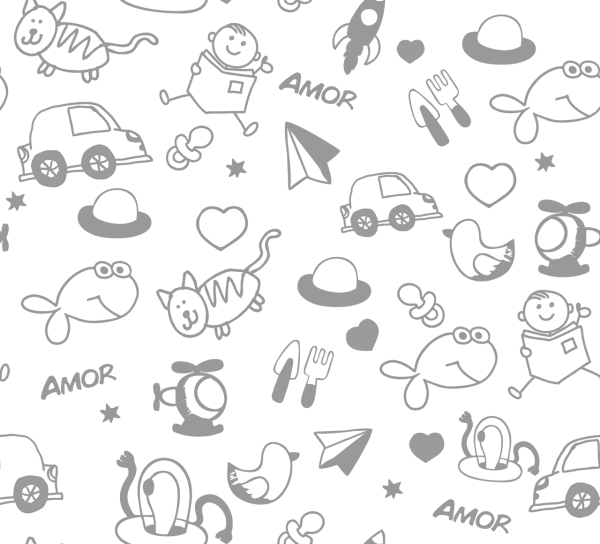 Паттерн детские игрушки