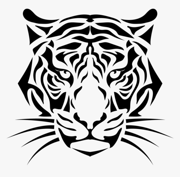 Стилизованная морда тигра