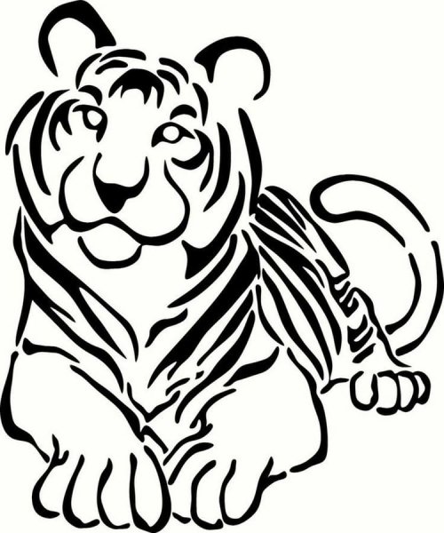 Вытынанки тигр 2022