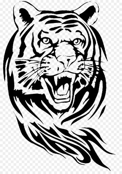 Тигр вектор