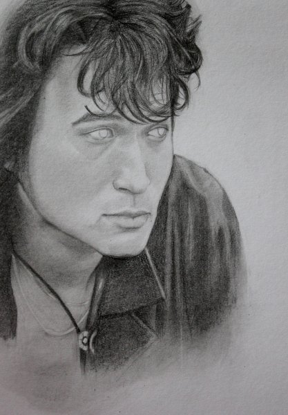 Виктор Цой рисунок