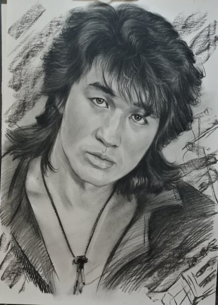 Виктор Цой портрет