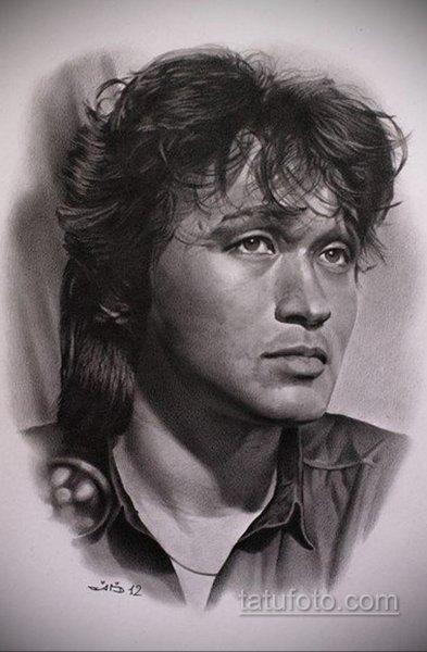 Виктор Цой портрет