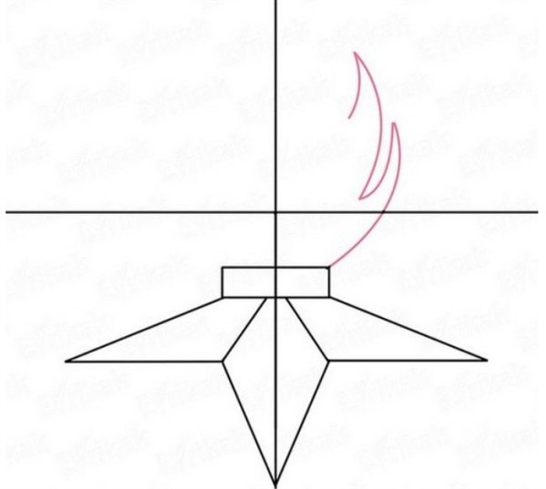 Звезда вечного огня рисунок