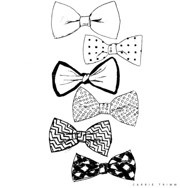 Галстук бабочка раскраска