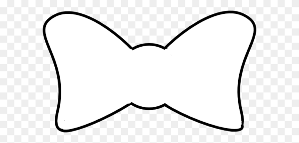 Галстук бабочка трафарет