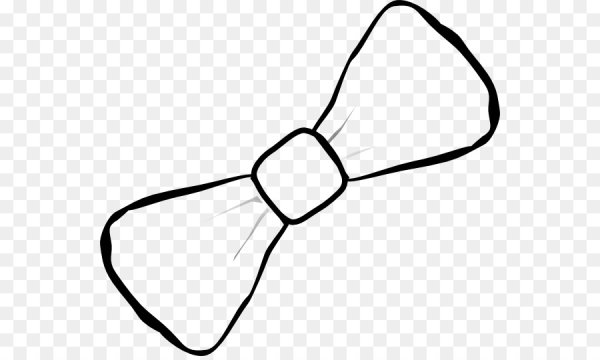 Галстук бабочка схематичное изображение