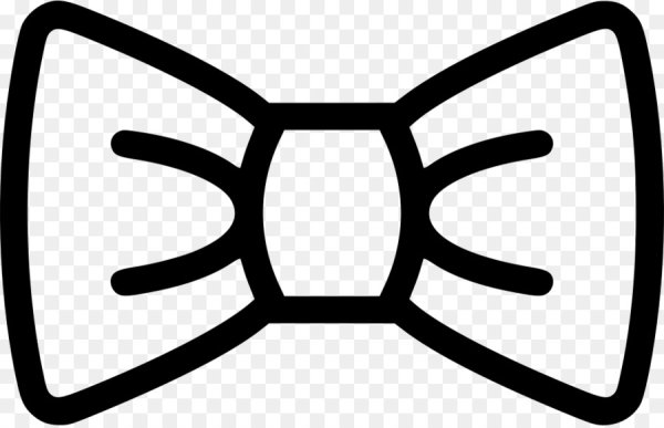 Галстук бабочка значок