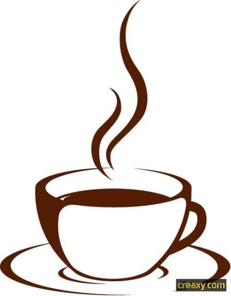 Силуэт кофейной чашки