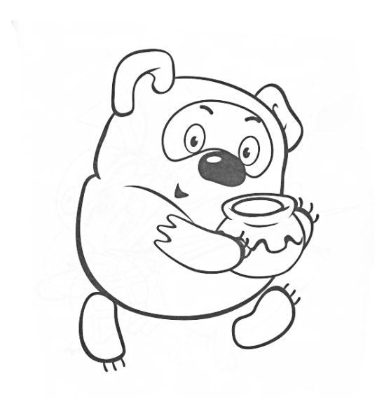 Раскраски диснеевский Винни пух