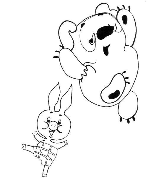 Раскраска Винни пух Дисней