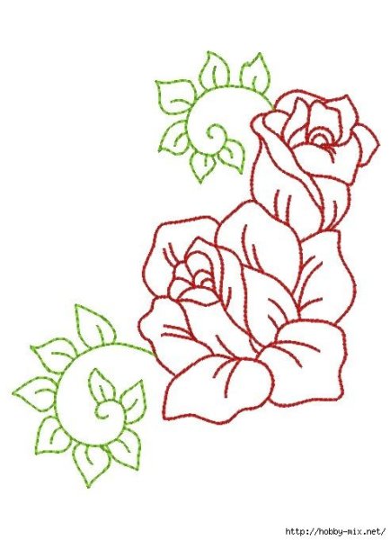 Трафарет для вышиванки