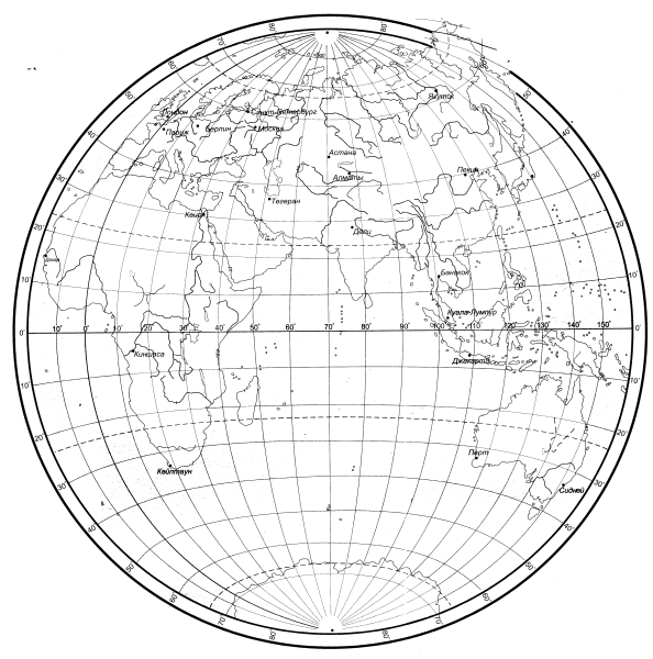 Карта Франции пустая