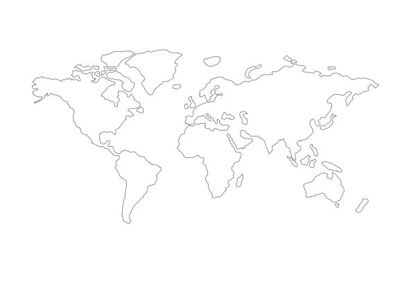Австралия контур вектор