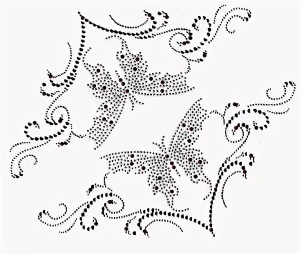 Точечная роспись трафареты