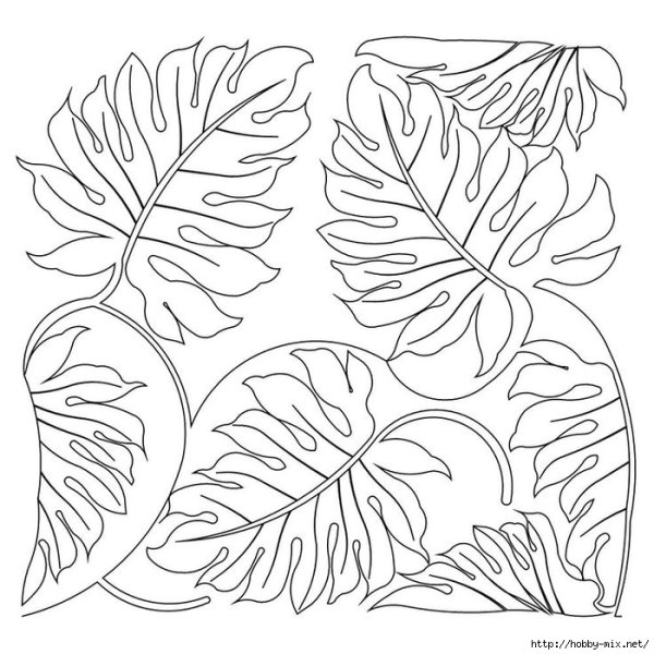 Красивые листья для вырезания