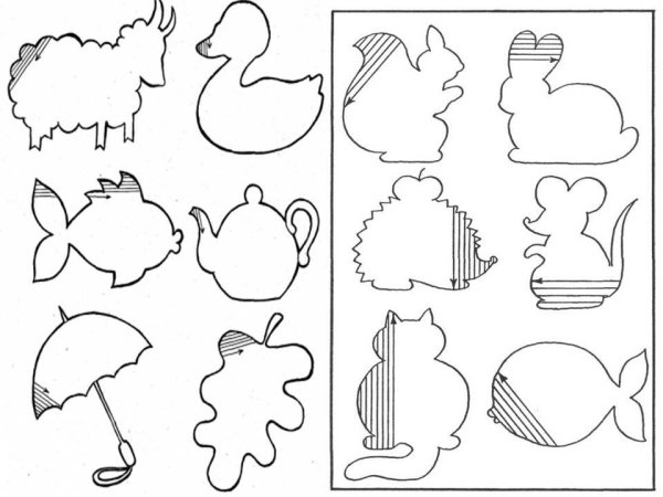 Задания на штриховку