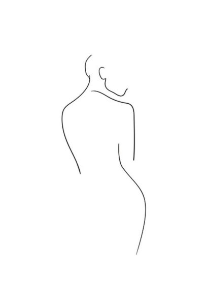 Силуэт женского тела