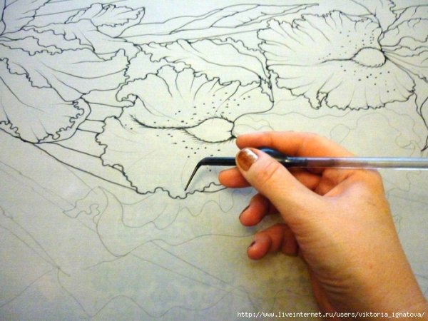 Контур для рисования по ткани