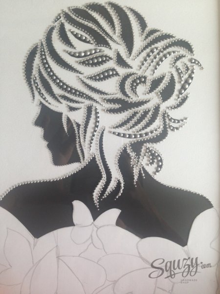 Точечная роспись силуэт