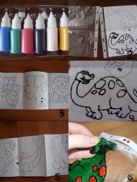 Съемные витражные аппликации