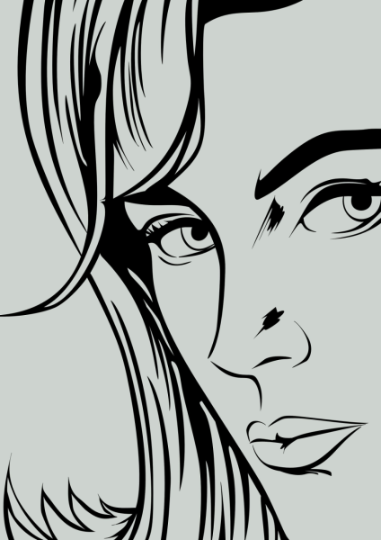 Поп-арт портрет