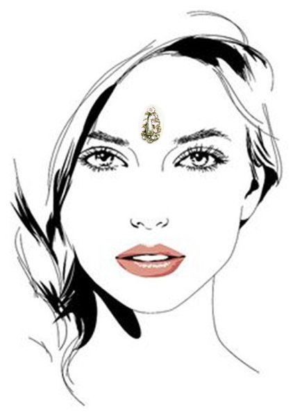Эскиз женского лица