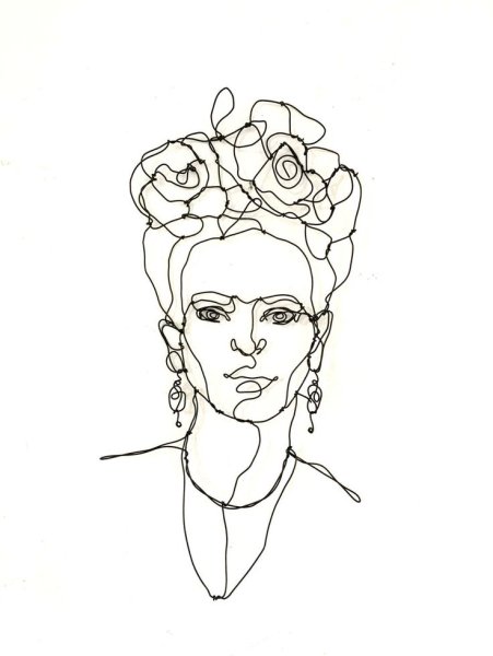 Фрида Кало чб