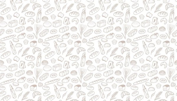 Бесшовный фон еда