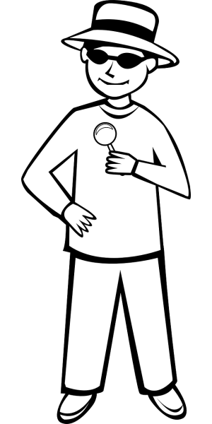 Контур человека