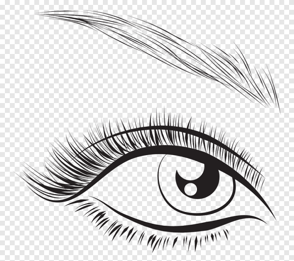 Глаз контур