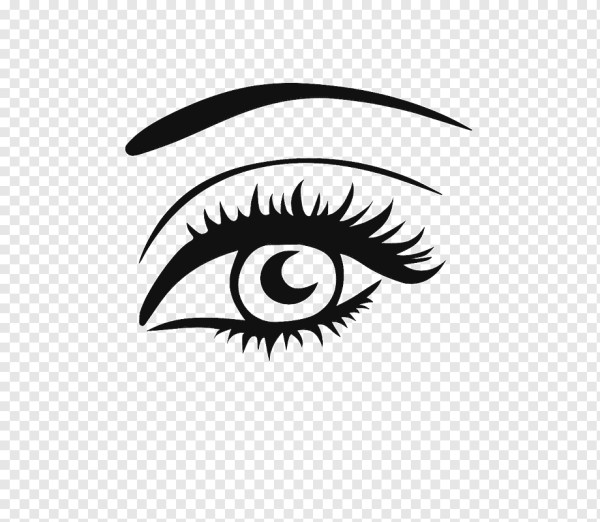 Глаз контур