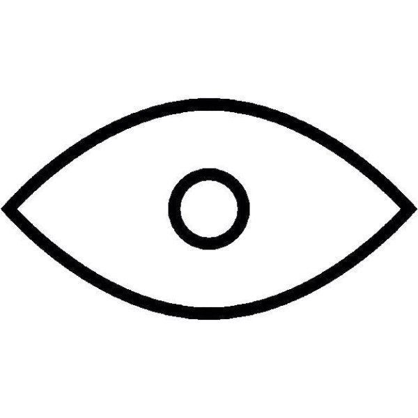 Глаз контур