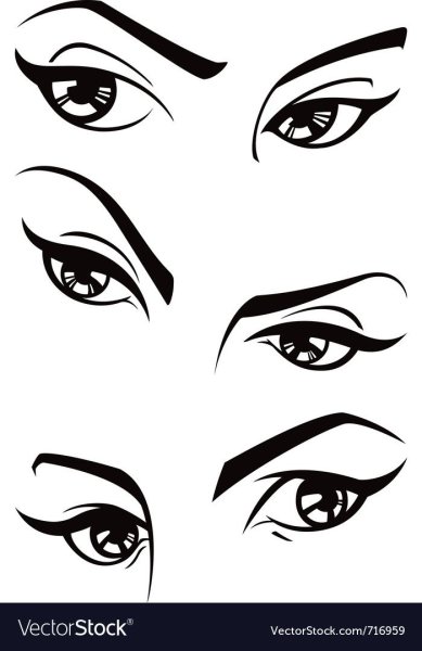 Стилизованное изображение глаза