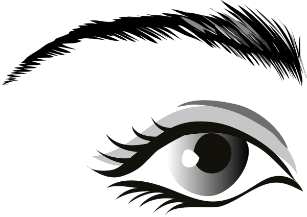 Брови на прозрачном фоне