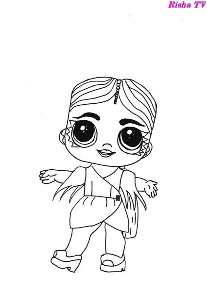 Раскраска ЛОЛ сюрпрайз