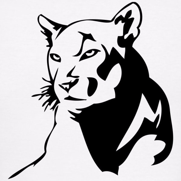 Стилизованная пантера