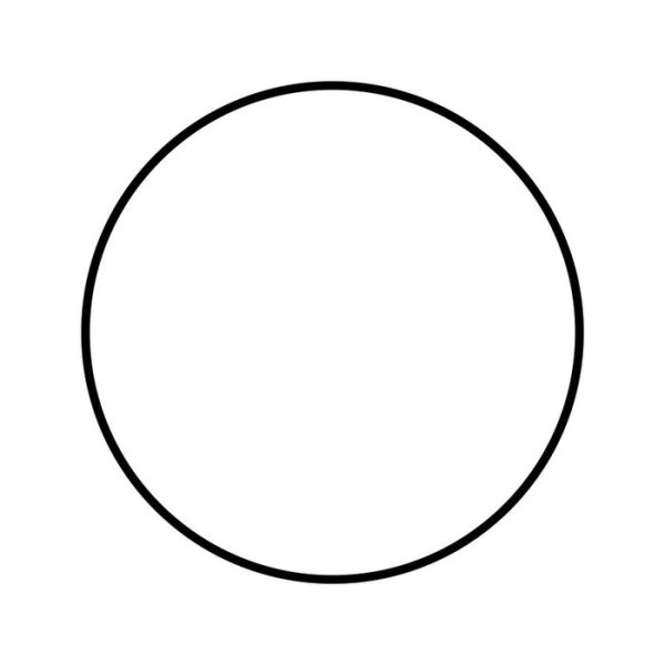 Круг раскраска для детей