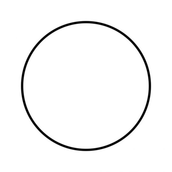 Раскраска круг