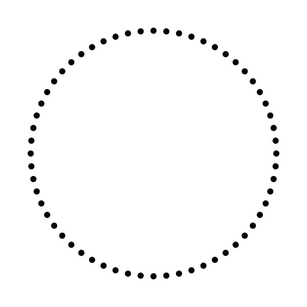 Круг контур