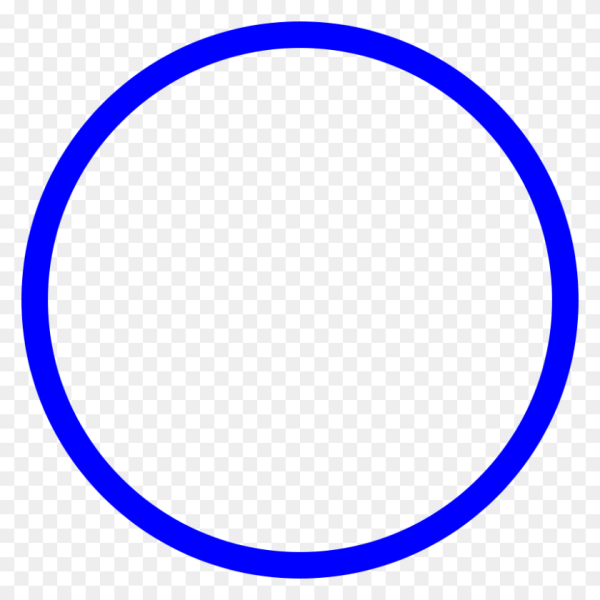 Обруч 80 см голубой у839 /10/